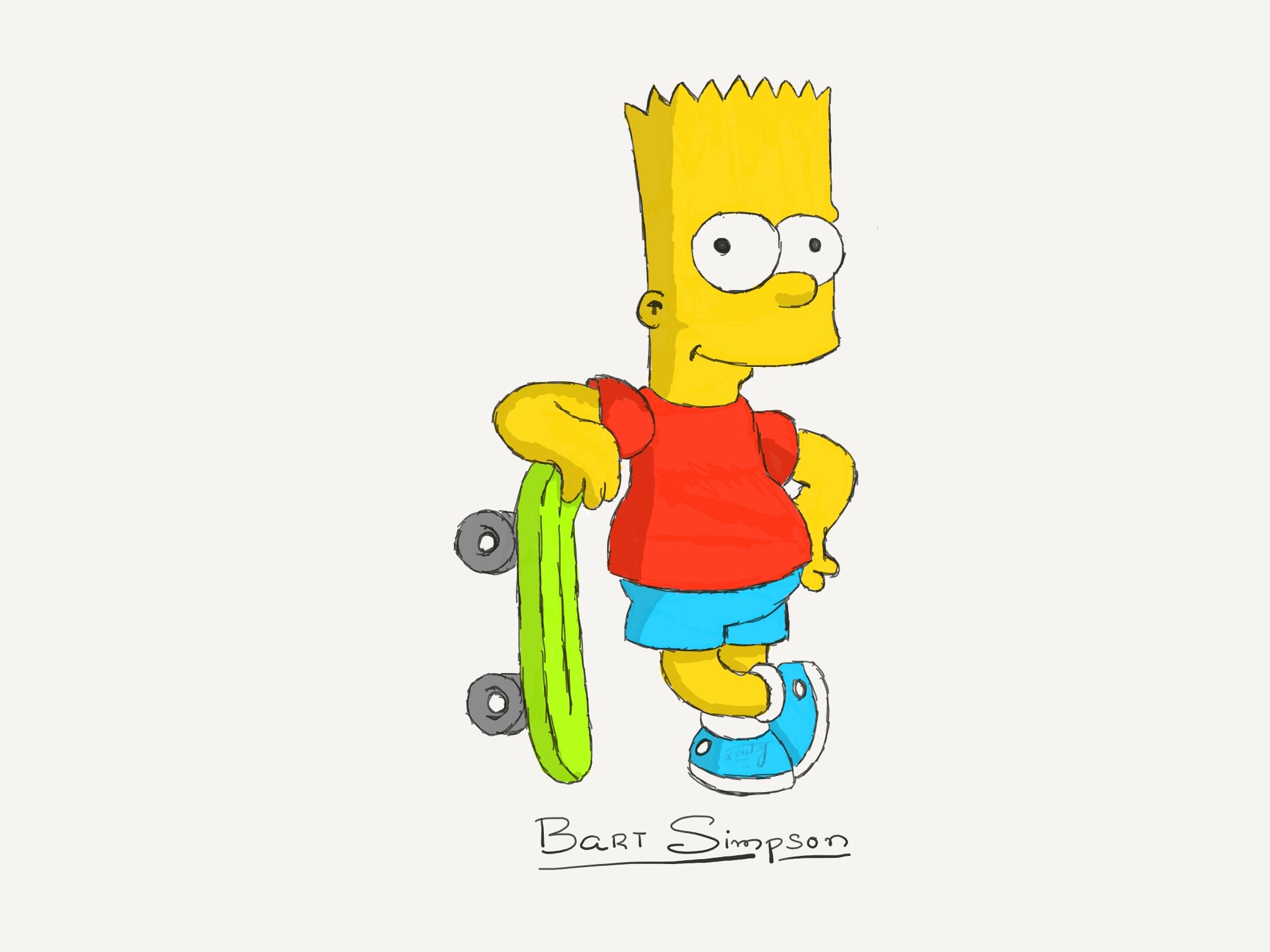 Bart the Skater
